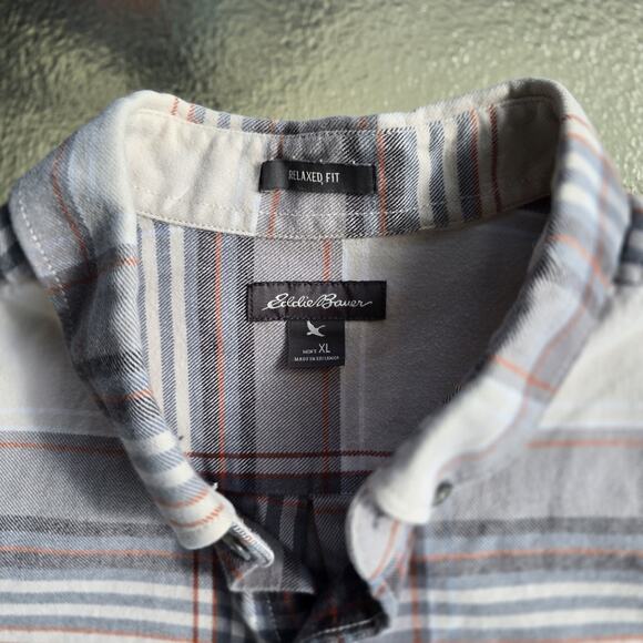 Eddie Bauer Men's Eddie's Favorite Classic Fit Shirt Flannel Size XL - Picture 5 of 7